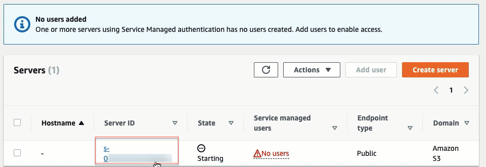 Add an sftp user